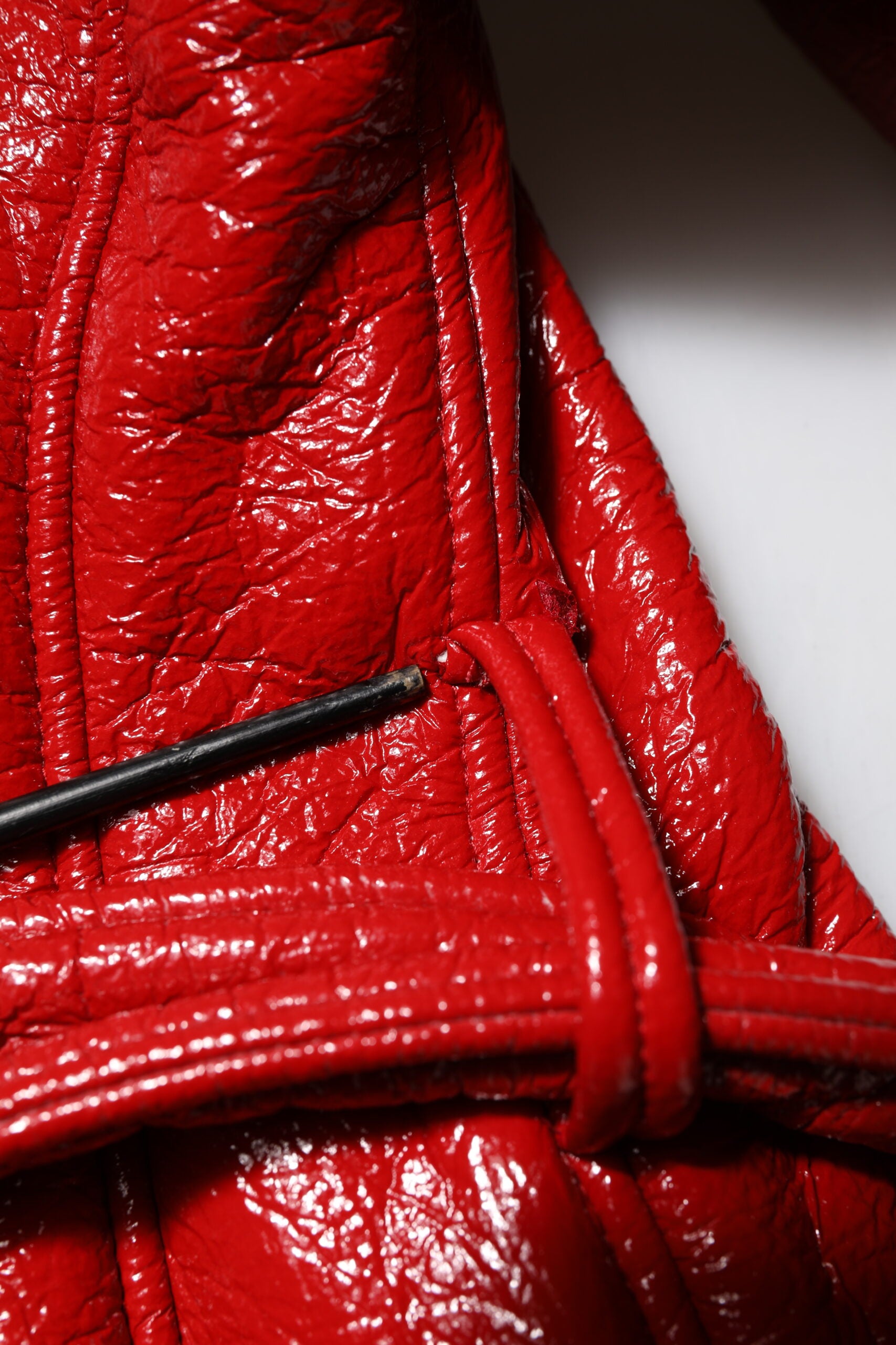 Dolce & Gabbana tek düğmeli kırmızı yün trençkot ceket